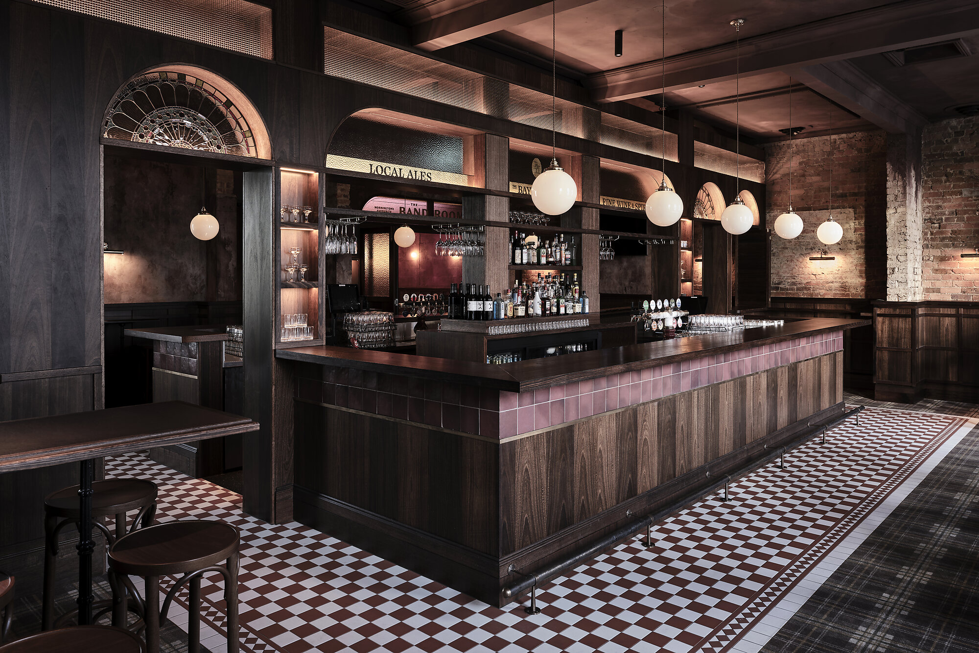 Interior photograph of The Bay Hotel by James Geer